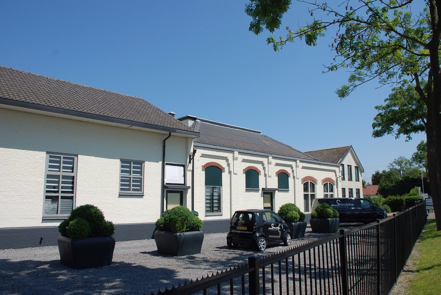 De stomerij en wasserij van Hendrikse in Baambrugge
